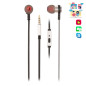 Earphones NGS Cross Rally Silver – 3.5 mm Jack 1.2 m Silver