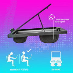 NGS Lapnest 15.6" laptop stand black | Smarty Paris