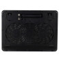 Cooling laptop stand NGS Jet Stand 15.6" LED – Black