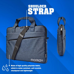 Sacoche NGS Monray Charter 15,6" bleu | Smarty