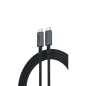 USB-C to USB-C cable Devia Extreme Speed USB4.0 – 240W, 40Gbps, 8K, 1 m, Black USB-C to USB-C cable Devia Extreme Speed USB4.0 – 240W, 40Gbps, 8K, 1 m, Black