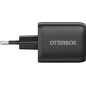 Wall Charger OtterBox Standard - Dual USB-C PD 65W, EU Plug, Black Wall Charger OtterBox Standard - Dual USB-C PD 65W, EU Plug, Black