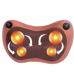 Heated electric massage pillow brown | Smarty