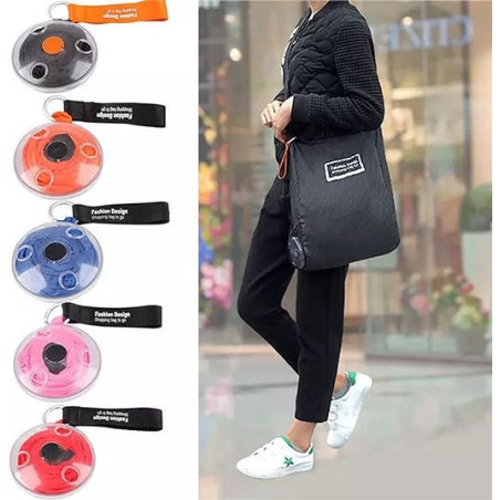 Sac de rangement pliable ECO – noir