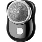 Mini USB Rechargeable Electric Shaver ECO with LCD – Silver
