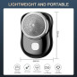 Mini USB Rechargeable Electric Shaver ECO with LCD – Silver