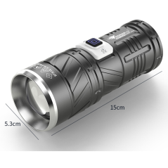 Lampe de poche ECO 30 W portée 1,5 km