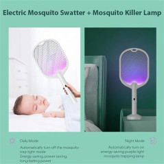Raquette anti-moustiques ECO lampe UV