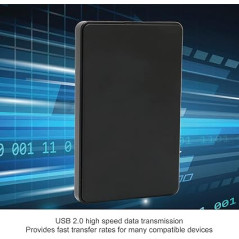 External Hard Drive Enclosure ECO 2.5-inch – USB 2.0 SATA Black