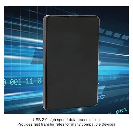 External Hard Drive Enclosure ECO 2.5-inch – USB 2.0 SATA Black
