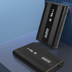 External Hard Drive Enclosure ECO 3.5-inch – USB 3.0 SATA Black