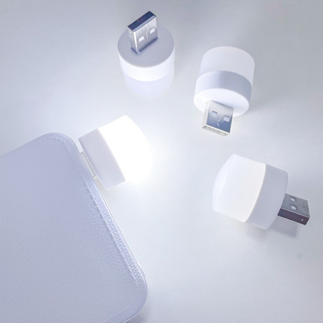 Mini veilleuse LED USB ECO – Blanc