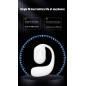Oreillette Bluetooth gauche OWS YJ-77 ECO – Blanc Oreillette Bluetooth gauche OWS YJ-77 ECO – Blanc