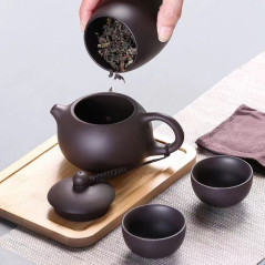 Portable tea set teapot 4 cups | Smarty Paris