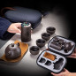 Portable Tea Set ECO – Teapot, 4 Cups, Case Portable Tea Set ECO – Teapot, 4 Cups, Case