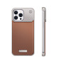 Magnetic Aluminum and Leather Case ECO – Brown, Built-In Fragrance
