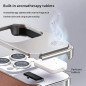 Magnetic Aluminum and Leather Case ECO – Brown, Built-In Fragrance