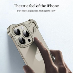 Coque métal sans cadre ECO argent | Smarty