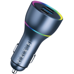 Chargeur voiture XSSIVE XSS-CC44 – 130W, USB-C + USB