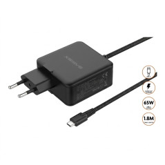 Chargeur USB-C XSSIVE 65W XSS-65W1.8MB Noir