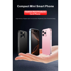 Mini smartphone ECO S17 4G 64 Go rose | Smarty