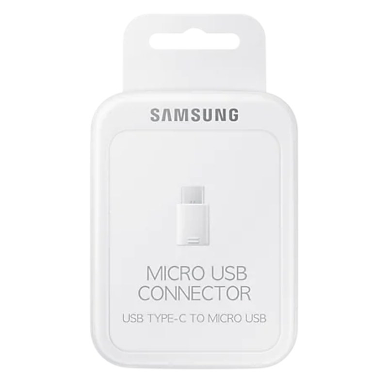 Samsung Adaptateur Micro USB vers USB-C – Blanc Samsung Adaptateur Micro USB vers USB-C – Blanc