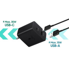 Samsung chargeur secteur EP-TA220 35W noir
