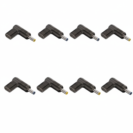Chargeur ordinateur portable NGS BUD 65W-AS – 65 W USB-C 1,5 m 8 embouts ASUS noir