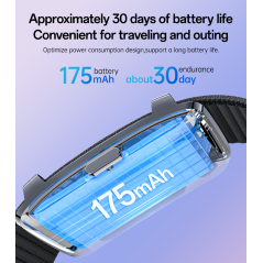 YESIDO IO45 smart band 30-day health tracking