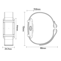 YESIDO IO45 smart band 30-day health tracking