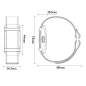 Smart Band YESIDO IO45 – 30-day battery, heart rate, SpO2, stress, alerts Smart Band YESIDO IO45 – 30-day battery, heart rate, SpO2, stress, alerts