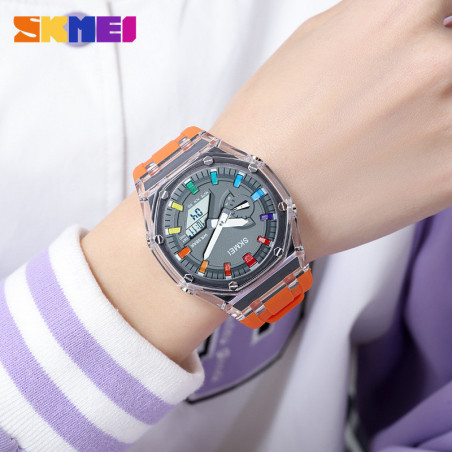 Electronic Multifunction Watch ECO – Luminous, Daily Water Resistant, Yellow
