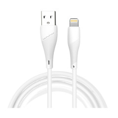 Câble USB Lightning WUW X196 1 m Blanc | Smarty