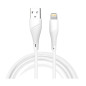 Câble USB vers Lightning WUW X196 – 2,4 A, 1 m, Blanc