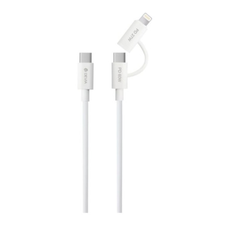 Devia 2-in-1 cable 60W 1.2m Type-C Lightning