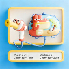 Pistolet à eau à dos Dinosaure 200 ml | Smarty