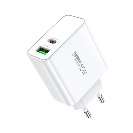 Chargeur 65W REMAX RP-U125 USB Type-C blanc
