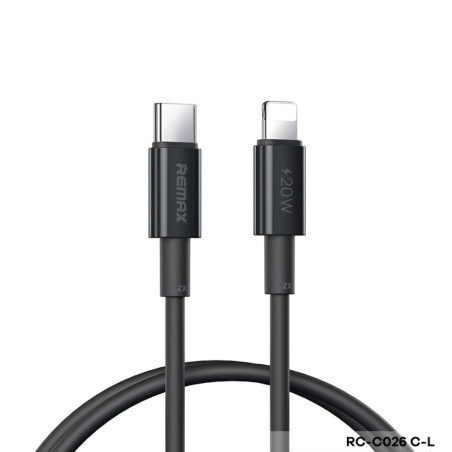 Câble REMAX RC-C026 Type-C Lightning 20W 1 m