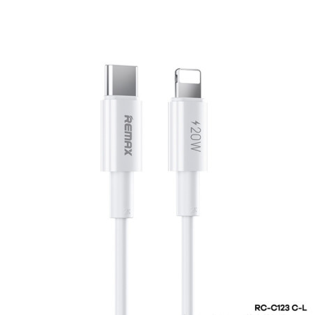 Cable REMAX Dofon RC-C123 – Type-C / Lightning 20W 2m White