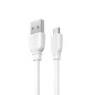 Cable Remax RC-138m USB to Micro-USB 2.4A – 1 m White Cable Remax RC-138m USB to Micro-USB 2.4A – 1 m White