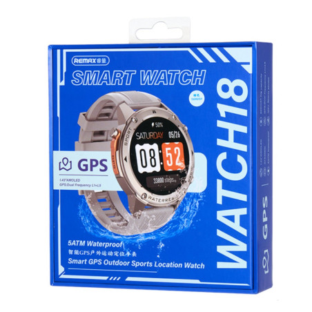 Smartwatch REMAX Watch18 – 500mAh GPS AMOLED Tarnish