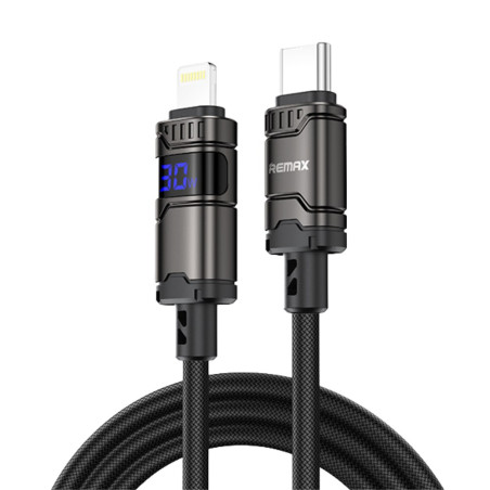Câble USB-C Lightning REMAX C01-CL30W 30 W noir