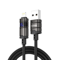 Câble USB-A/Lightning REMAX C01-AL3A – 15 W 1,2 m Noir