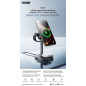 Chargeur sans fil magnétique 3-en-1 Remax CW01 – Noir 20,5W