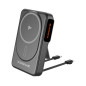 Batterie externe magnétique Qi2 Xssive XSS-PB43NB – 10 000 mAh Noir avec câble