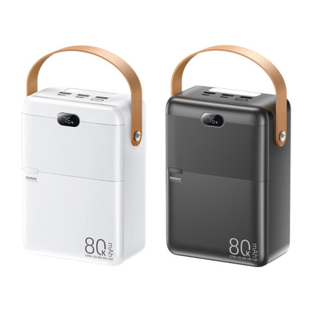 Batterie externe Remax Piloteer Series RPP-118 – 80 000 mAh 27W/22,5W Blanc