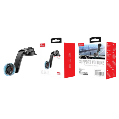 Support de téléphone voiture FASR FS-S23 – magnétique 360° à ventouse