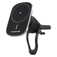 Support voiture 2-en-1 XSSIVE XSS-CH119MS – Charge sans fil magnétique 15 W