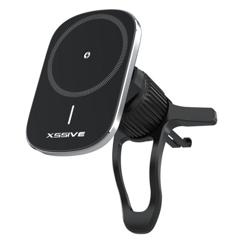 Support voiture 2-en-1 XSSIVE XSS-CH119MS – Charge sans fil magnétique 15 W