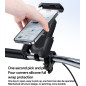 Support téléphone moto Yesido C331 – étanche noir Support téléphone moto Yesido C331 – étanche noir
